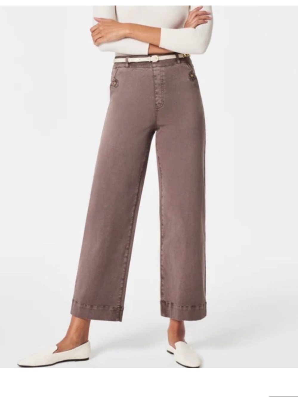 SPANX Stretch Twill Cropped Pant
